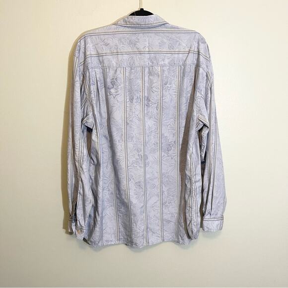 Tommy Bahama Men's Long Sleeve Silk Blend Hawaiian Button Down Size XL - Picture 14 of 14